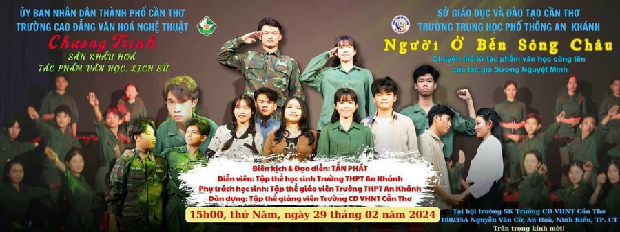 Poster được giáo viên, học sinh thiết kế ấn tượng.