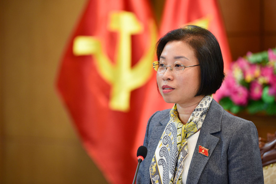 Phó trưởng đoàn chuyên trách đoàn đại biểu Quốc hội (ĐBQH) TP.Hà Nội Phạm Thị Thanh Mai phát biểu tại buổi làm việc. Phó trưởng đoàn chuyên trách đoàn đại biểu Quốc hội (ĐBQH) TP.Hà Nội Phạm Thị Thanh Mai phát biểu tại buổi làm việc.