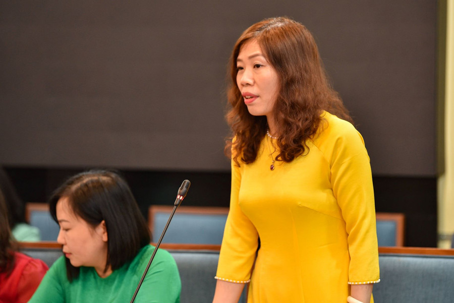 Cô Hoàng Thị Đào, giáo viên dạy môn Khoa học tự nhiên, Trường THCS Cát Linh chia sẻ. Cô Hoàng Thị Đào, giáo viên dạy môn Khoa học tự nhiên, Trường THCS Cát Linh chia sẻ.