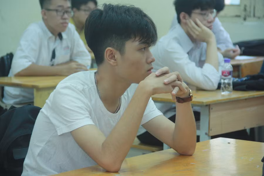 Thí sinh thi tốt nghiệp THPT. Ảnh: Hải Bình.