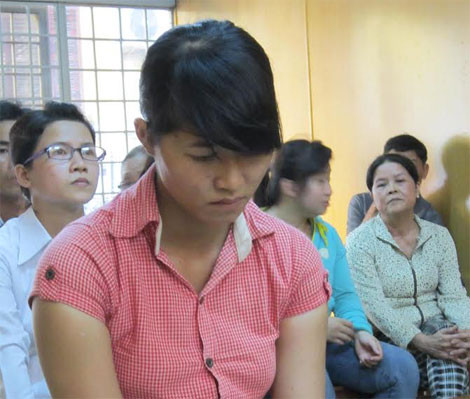 Bị cáo Tứ tại phiên xử. Bị cáo Tứ tại phiên xử.