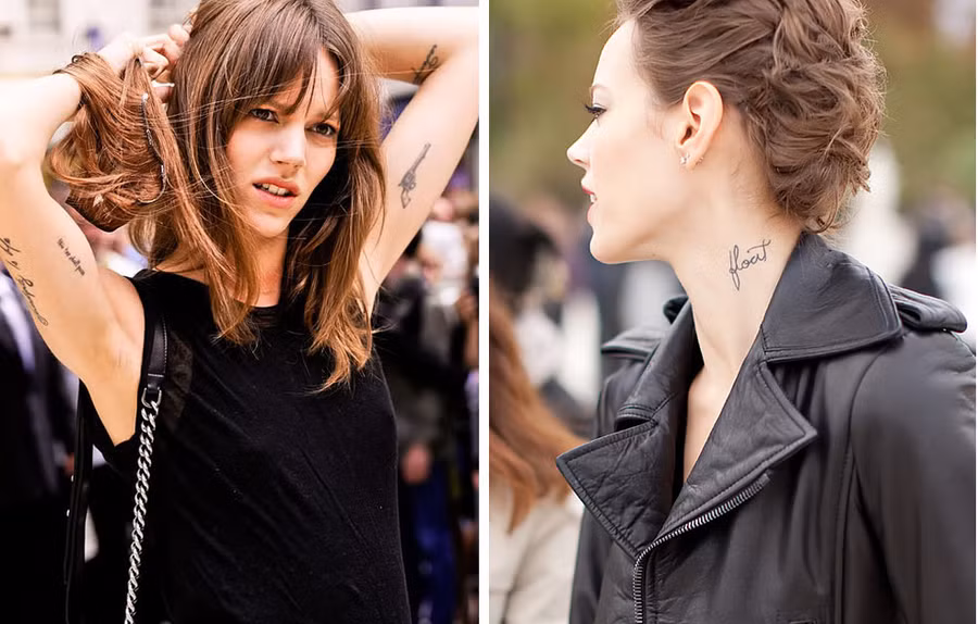 Những hình xăm nơi “hiểm hóc” của các người mẫu ảnh 13