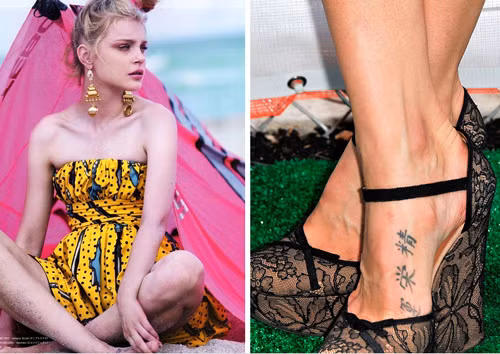 Những hình xăm nơi “hiểm hóc” của các người mẫu ảnh 11