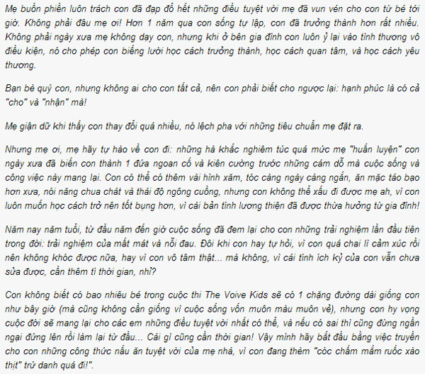 Tóc Tiên đã làm lành với mẹ ảnh 3 Tóc Tiên đã làm lành với mẹ