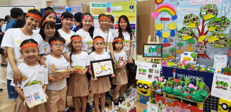 Sản phẩm dự thi của trường Wellspring Sản phẩm dự thi của trường Wellspring