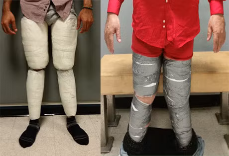 My bat hai khach di may bay giau 10 kg ma tuy trong quan - Anh 2