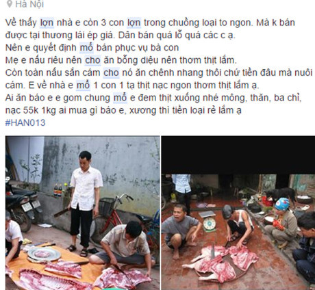 Người Hà Nội tự mổ lợn, hò nhau gom đơn, chia chác vì giá rớt thê thảm - Ảnh 4 Nguoi Ha Noi tu mo lon, ho nhau gom don, chia chac vi gia rot the tham - Anh 4