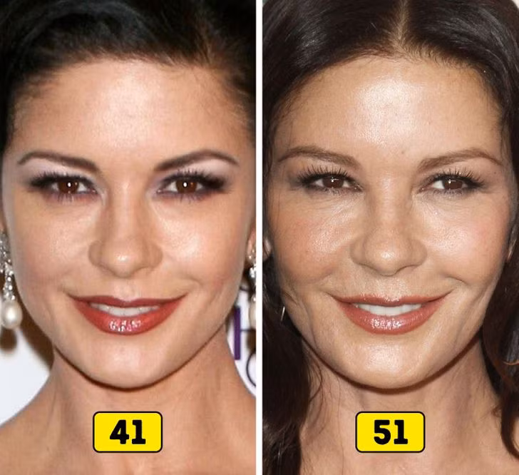 Catherine Zeta-Jones, năm 2009 và 2019