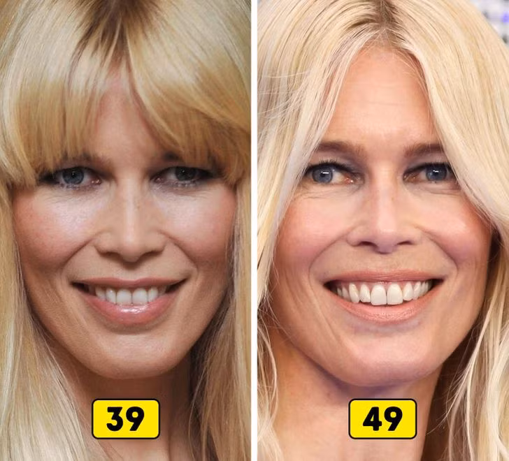 Claudia Schiffer, năm 2009 và năm 2019
