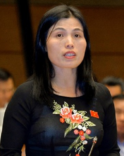 Đại biểu Quốc hội Hồ Thị Minh. Đại biểu Quốc hội Hồ Thị Minh.