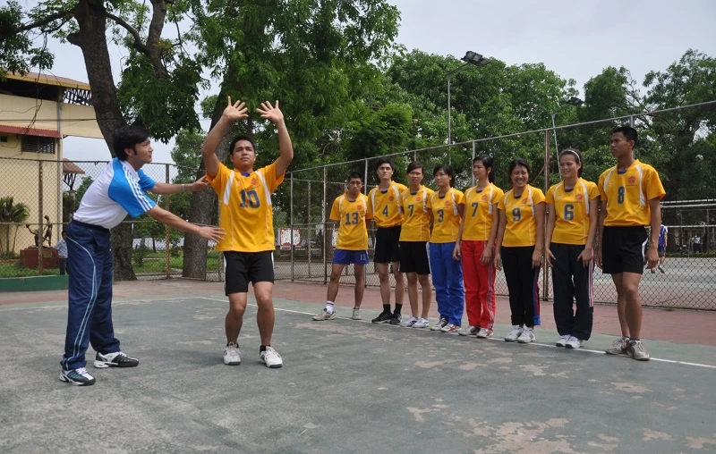 Giáo dục thể chất là một trong bốn lĩnh vực cốt yếu: Đức - Trí - Thể - Mỹ. Ảnh: NVCC