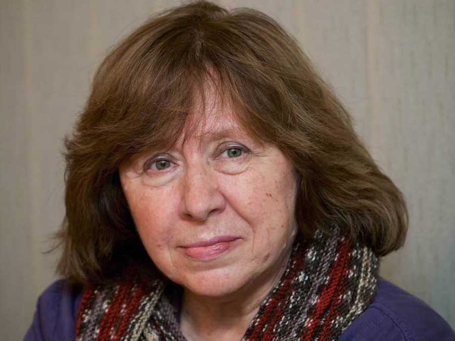 Nhà văn Svetlana Alexievich. Ảnh: INT Nhà văn Svetlana Alexievich. Ảnh: INT