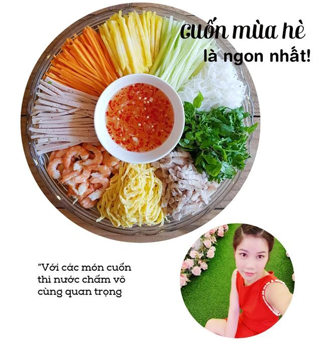 Mẹ 3 con khoe những món cuốn tươi mát ngày hè khiến dân mạng nhìn thôi đã “chảy nước miếng”