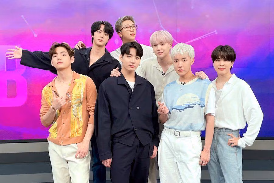 Nhóm nhạc BTS.