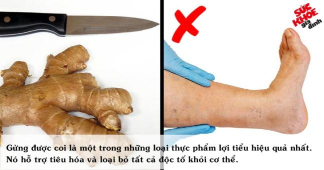 10 thực phẩm và đồ uống chữa khỏi PHÙ NỀ  10 thuc pham va do uong chua khoi PHU NE