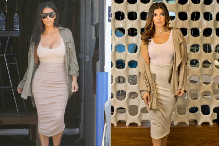 Mặc gợi cảm như chị em Kim Kardashian với giá bình dân