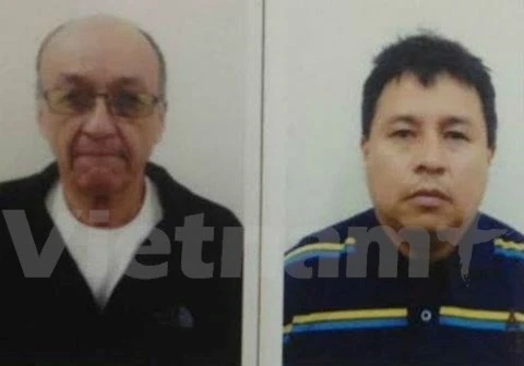 2 đối tượng người Peru William Rafael Villanueva và Jose Marcelino Velasquez Aviles. Ảnh: Cơ quan chức năng cung cấp