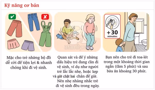 Kĩ năng chuẩn khi đi vệ sinh bố mẹ cần dạy con từ sớm 2