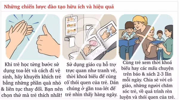 Kĩ năng chuẩn khi đi vệ sinh bố mẹ cần dạy con từ sớm 5