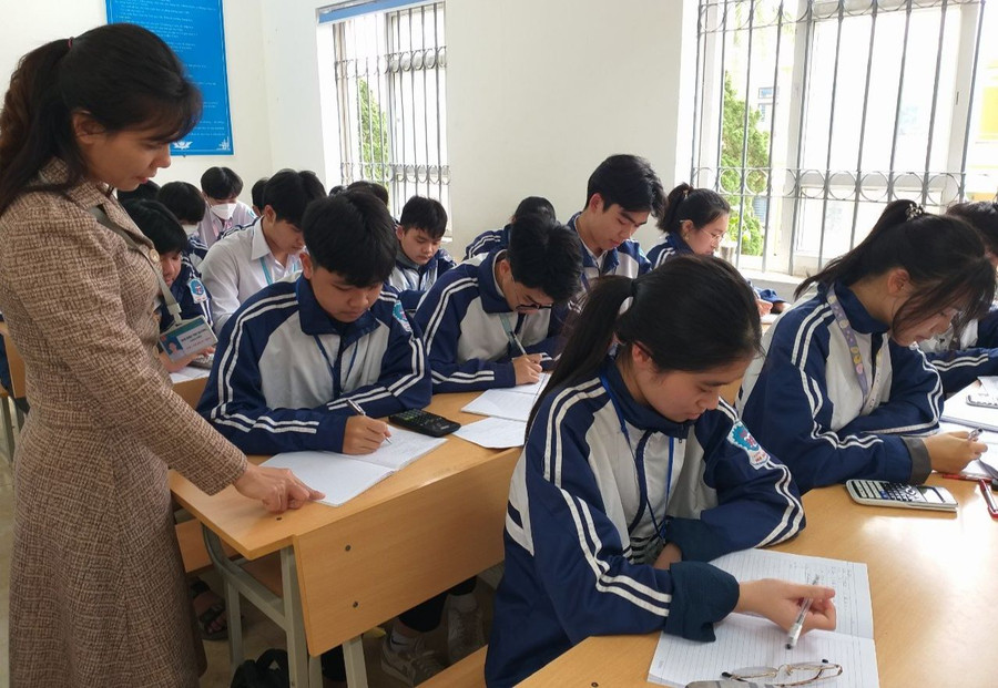 Học sinh lớp 12 của Trường THPT Hạ Hòa (Phú Thọ). Ảnh: NTCC Học sinh lớp 12 của Trường THPT Hạ Hòa (Phú Thọ). Ảnh: NTCC