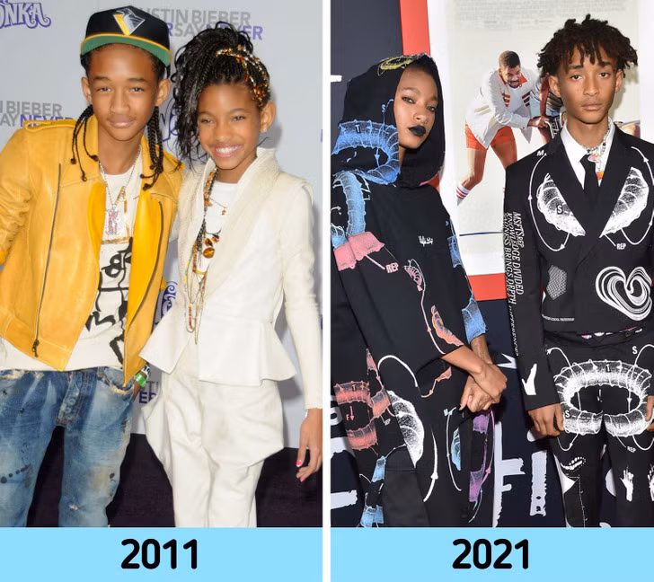 2 anh em nhà Will Smith là Jaden Smith và Willow Smith.