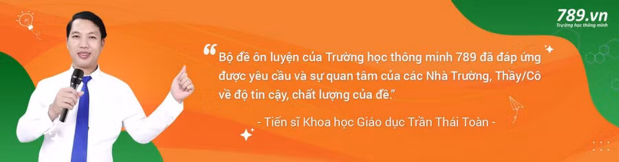 Luyện thi tốt nghiệp THPT hiệu quả với bộ đề của 789.vn ảnh 3