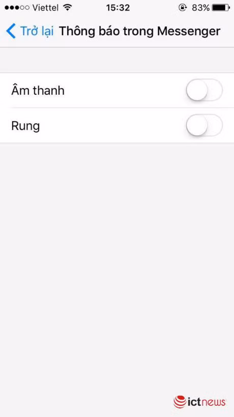 Huong dan tat thong bao, am thanh va rung tren Facebook Messenger - Anh 3