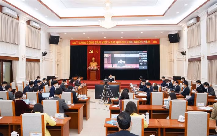 Quang cảnh Hội nghị tổng kết công tác năm 2021 và triển khai nhiệm vụ trọng tâm năm 2022.