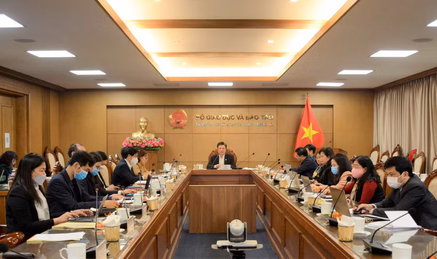 Thứ trưởng Nguyễn Hữu Độ chủ trì họp trực tuyến tổng kết Đoàn hỗ trợ kỹ thuật của Ngân hàng Thế giới với Chương trình ETEP.