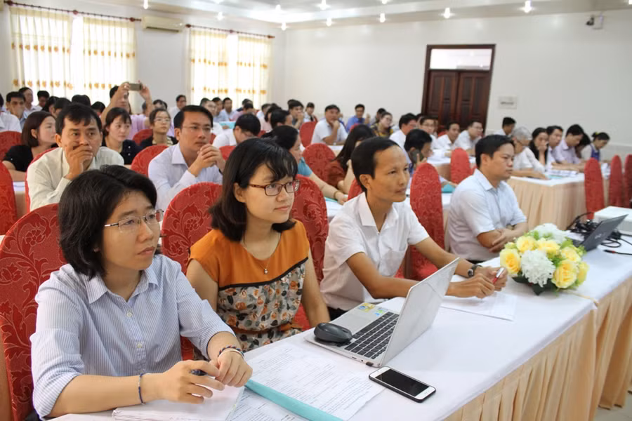 Quang cảnh hội thảo, tập huấn