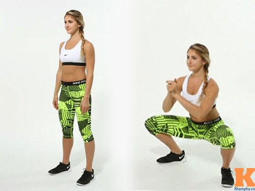 12 tư thế squat cho vòng ba nở nang sau một tháng ảnh 3 12 tư thế squat cho vòng ba nở nang sau một tháng - 3