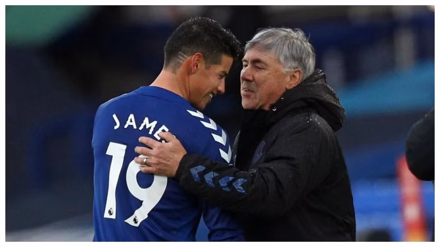 HLV Ancelotti xác nhận James Rodriguez sẽ bỏ lỡ trận đấu Southampton.