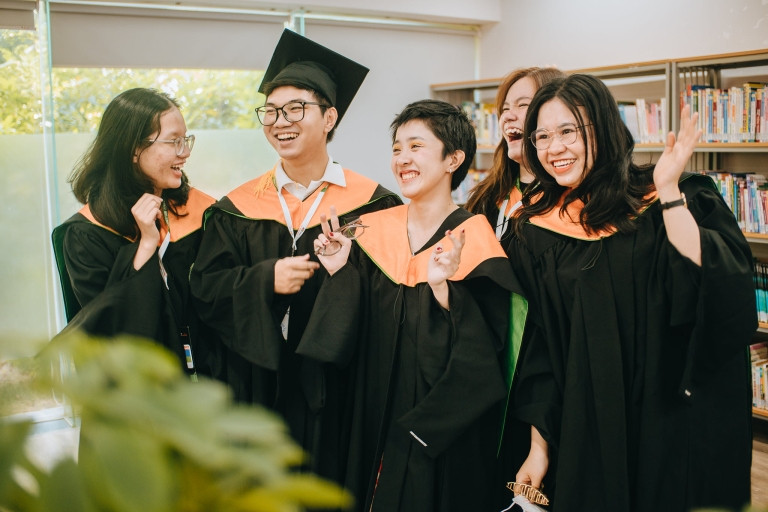 Sinh viên Trường ĐH FPT trong ngày lễ tốt nghiệp. Ảnh: Website trường Sinh viên Trường ĐH FPT trong ngày lễ tốt nghiệp. Ảnh: Website trường