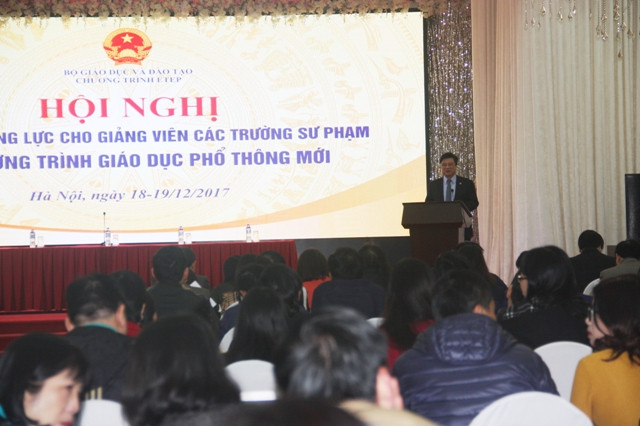 Hội thảo “Nâng cao năng lực cho giảng viên các trường sư phạm về chương trình giáo dục phổ thông mới”