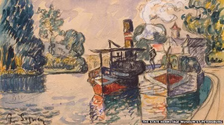 Bức tranh màu nước bản gốc của họa sĩ Paul Signac.