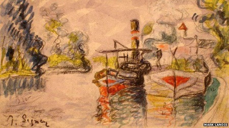 Một bức tranh chép của Mark Landis.