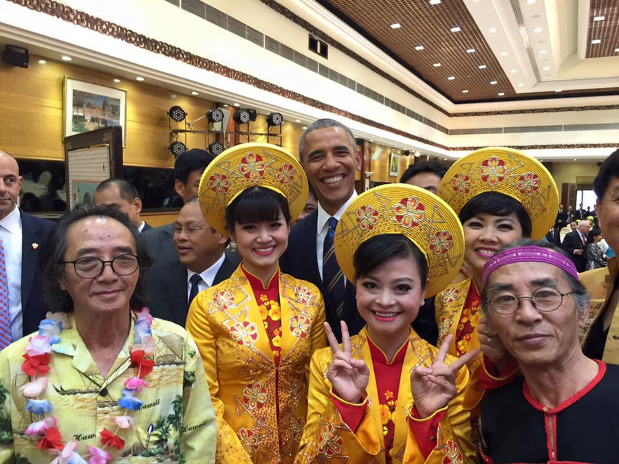 Tổng thống Obama nghe dân ca quan họ Bắc Ninh