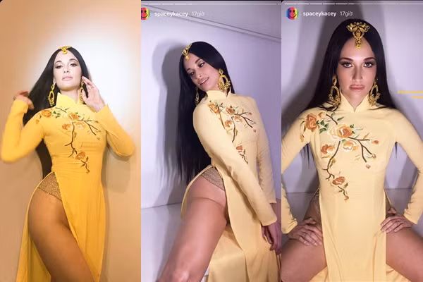 Chạnh lòng… áo dài Việt