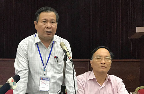 ông Lê Ngọc Quang - Phó Giám đốc Sở GD&ĐT Hà Nội thông tin tới báo chí trưa 7/6
