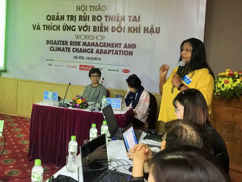 Nhà khoa học Sri Lanka thuyết trình tại Hội thảo Quản lý rủi ro thiên tai và thích ứng với biến đổi khí hậu Nhà khoa học Sri Lanka thuyết trình tại Hội thảo Quản lý rủi ro thiên tai và thích ứng với biến đổi khí hậu