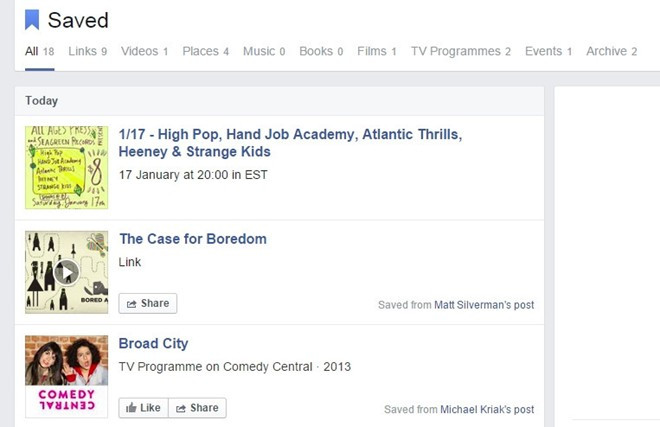 Để truy cập lại những nội dung đã lưu, hãy đi đến trang chủ Facebook của mình. Những gì người dùng đã lưu lại sẽ nằm trong mục "Saved" nằm ở góc trên bên trái, ngay dưới phần "New feeds". Để truy cập lại những nội dung đã lưu, hãy đi đến trang chủ Facebook của mình.