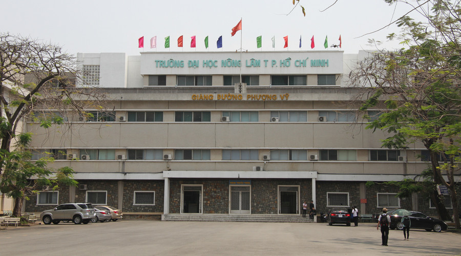 Khu giảng đường của Trường Đại học Nông Lâm TPHCM. Ảnh: Mạnh Tùng Khu giảng đường của Trường Đại học Nông Lâm TPHCM. Ảnh: Mạnh Tùng