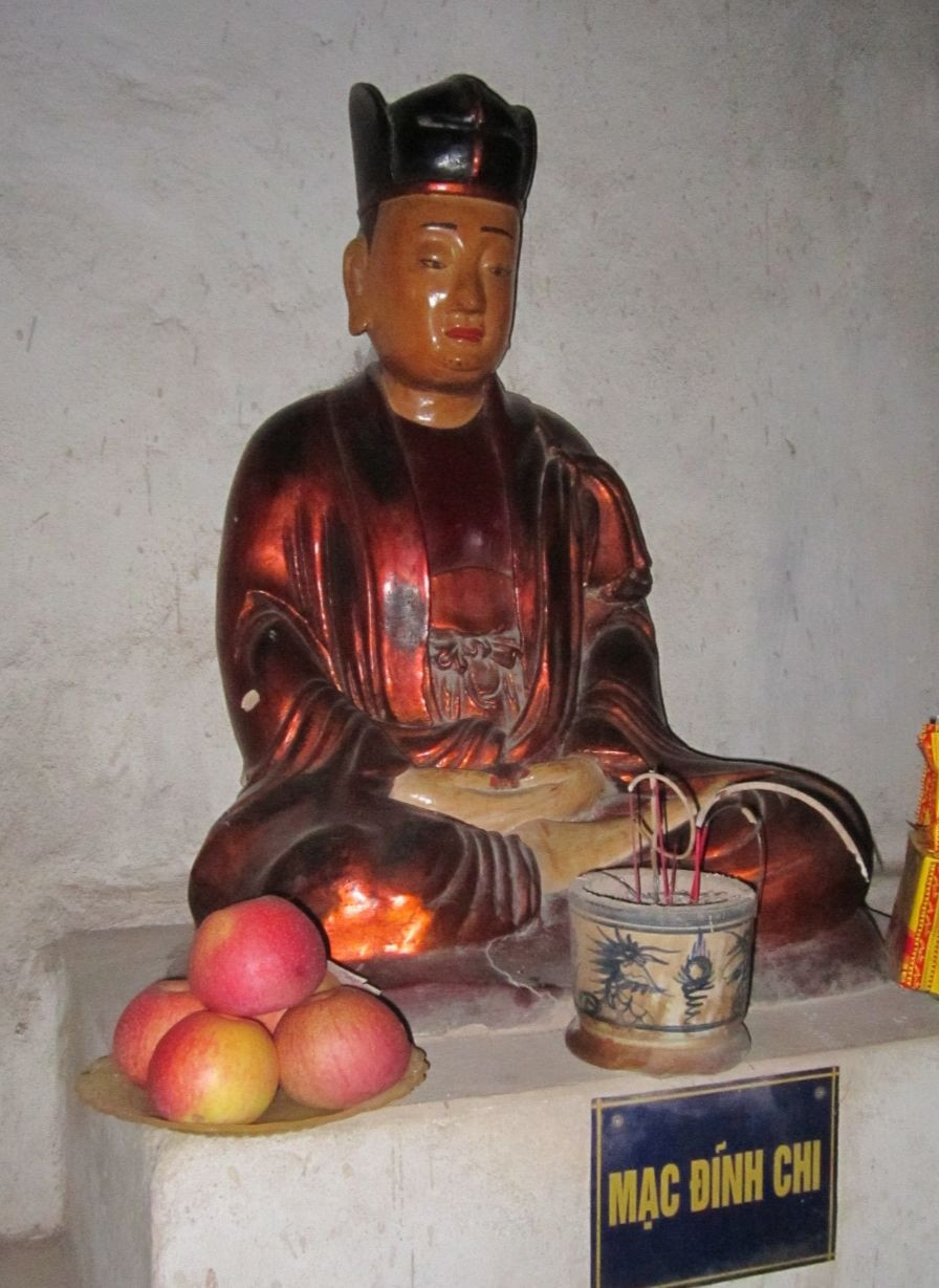 Tượng Trạng nguyên Mạc Đĩnh Chi ở chùa Dâu, Bắc Ninh. Ảnh: ITN. Tượng Trạng nguyên Mạc Đĩnh Chi ở chùa Dâu, Bắc Ninh. Ảnh: ITN.