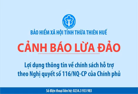 Thừa Thiên Huế cảnh báo tin nhắn lợi dụng chính sách Covid-19 để lừa đảo chiếm đoạt tài sản.