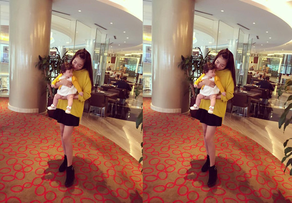 Elly Trần đi công tác vẫn mang con theo để chăm sóc ảnh 3 Elly Trần đi công tác vẫn mang con theo để chăm sóc