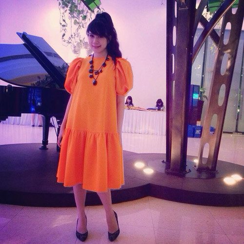 Thời trang bầu “vạn người mê” của bà xã ca sĩ Lý Hải ảnh 11 Thời trang bầu vạn người mê của bà xã ca sĩ Lý Hải