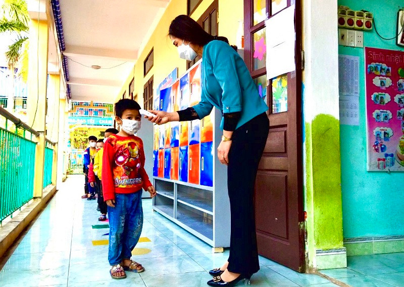 Các nhà trường cũng chuẩn bị nhiều phương án với mục tiêu, bảo đảm an toàn cho trẻ lên trên hết.