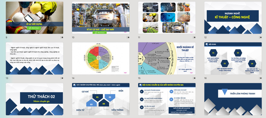 Hình ảnh bài giảng điện tử môn Công nghệ của thầy Trang Minh Thiên.