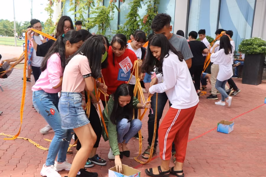 Đây là dịp để các em gắn kết tinh thần đồng đội, tập làm quen bạn mới, giao lưu, chia sẻ và học hỏi lẫn nhau