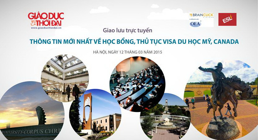 Thông tin mới nhất về học bổng, thủ tục visa du học Mỹ, Canada